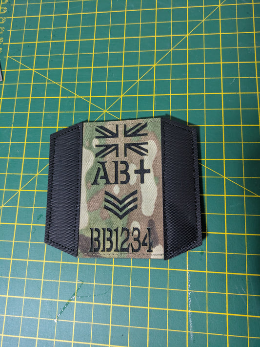 Vertical Zap + Rank Sleeve Patch Virtus